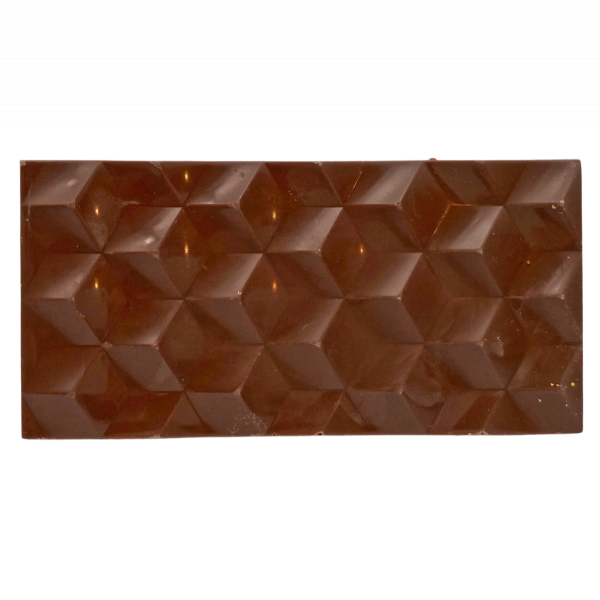 Bitterschokolade mit Bienenpollen 74 Schokoladenvorderseite